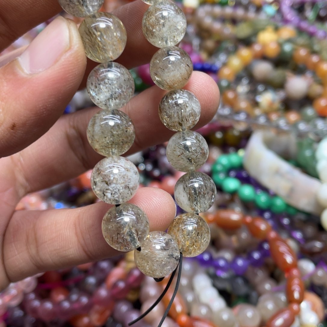 紫晶颈饰银S800镀金镶嵌