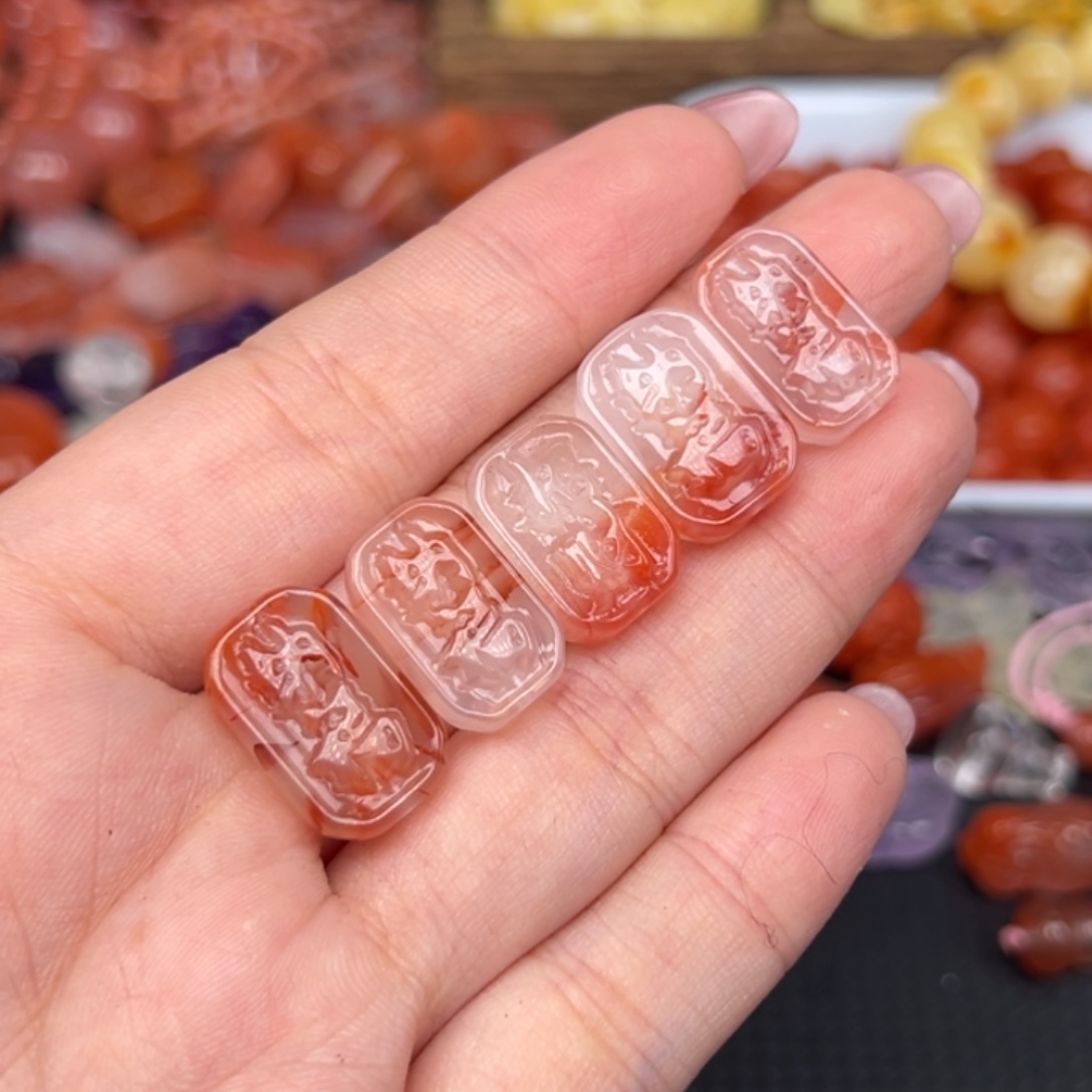 南红玛瑙未镶嵌吊坠(不含链)