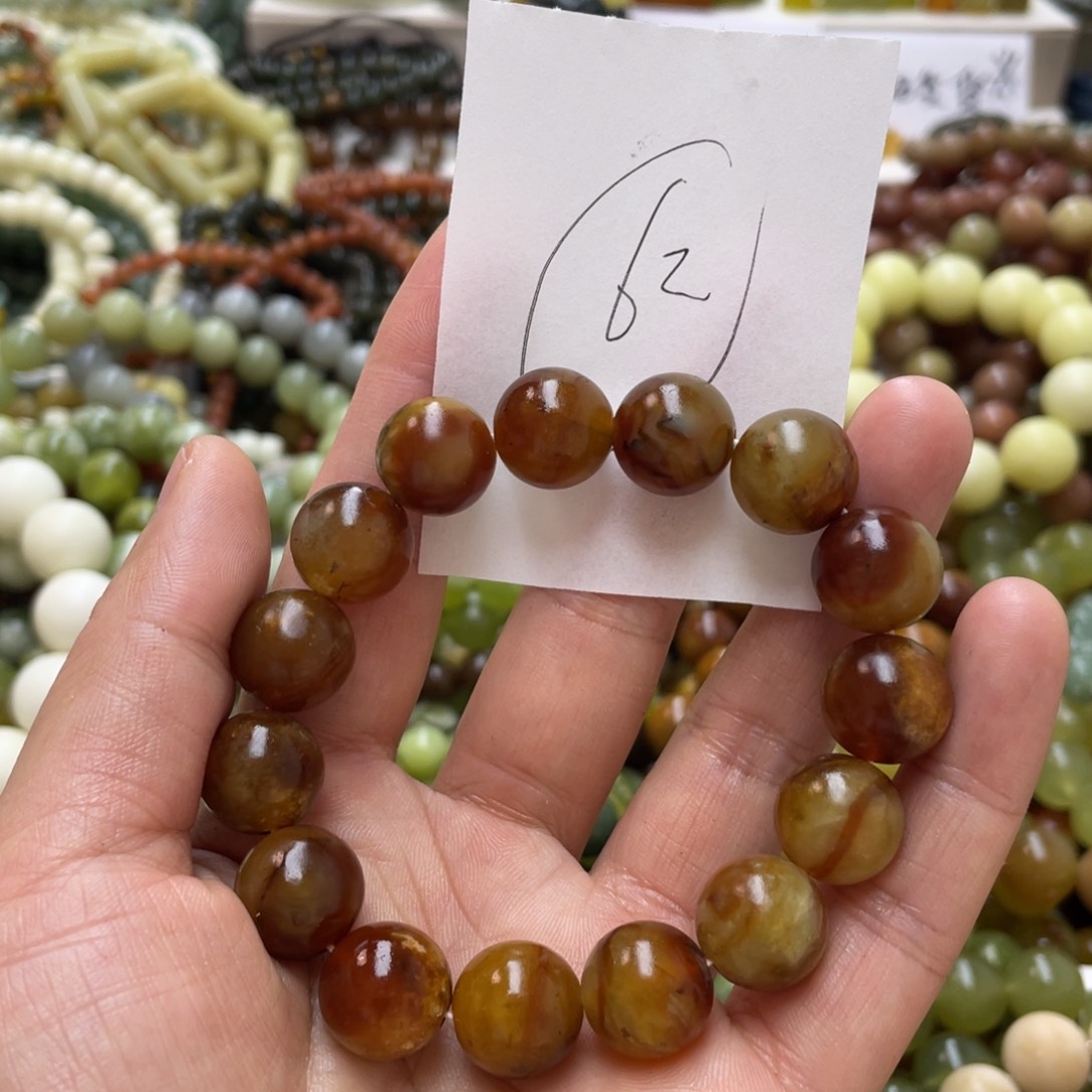 蛇纹石玉手链未镶嵌