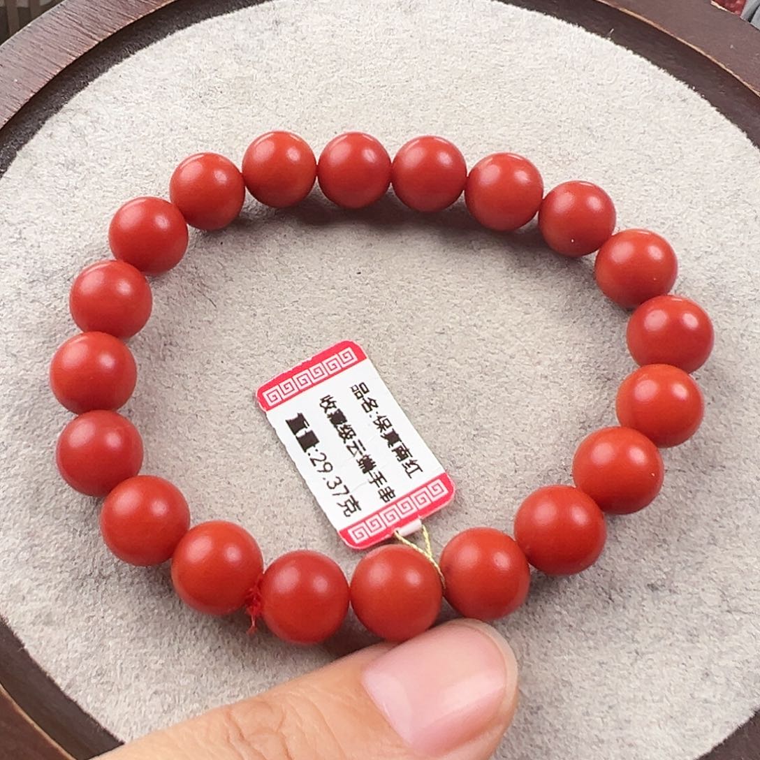 南红玛瑙手串未镶嵌