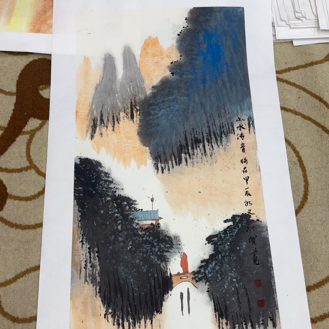 国画国画老师作品刘