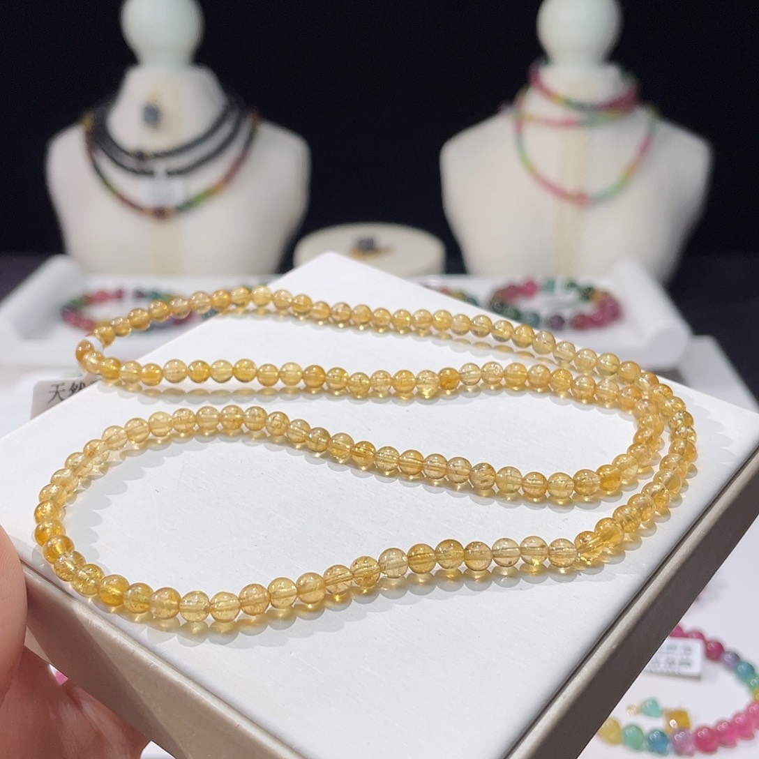 碧玺手串未镶嵌4.6mm±