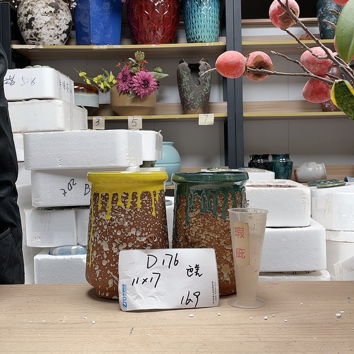 粗陶多肉花盆微瑕176