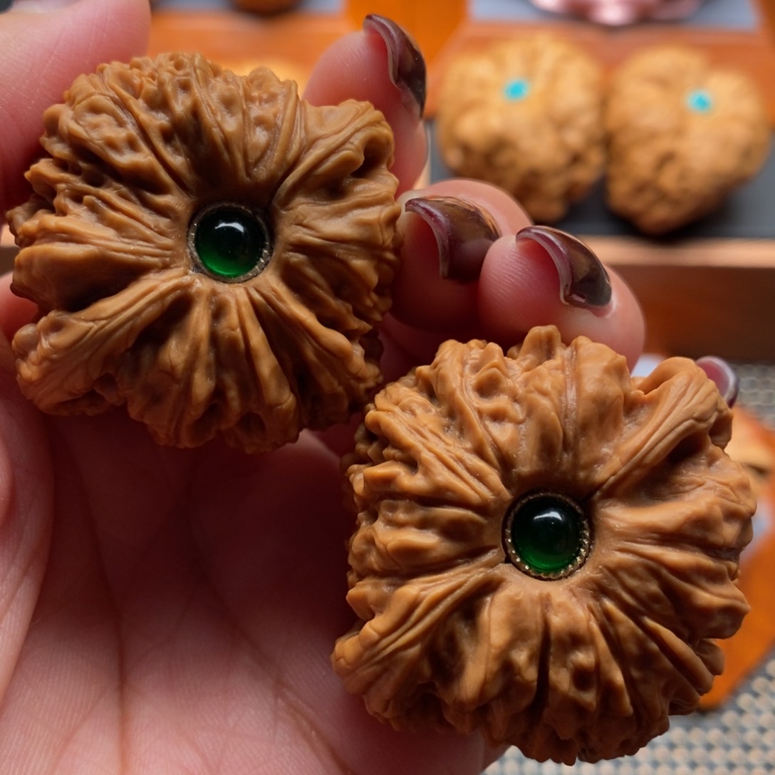 文玩核桃把件43➕南江石