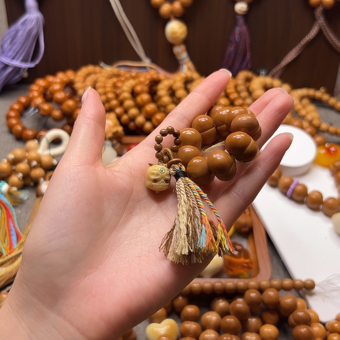 吊坠猴头核桃全品柯基屁桃手捻15阿呆流苏