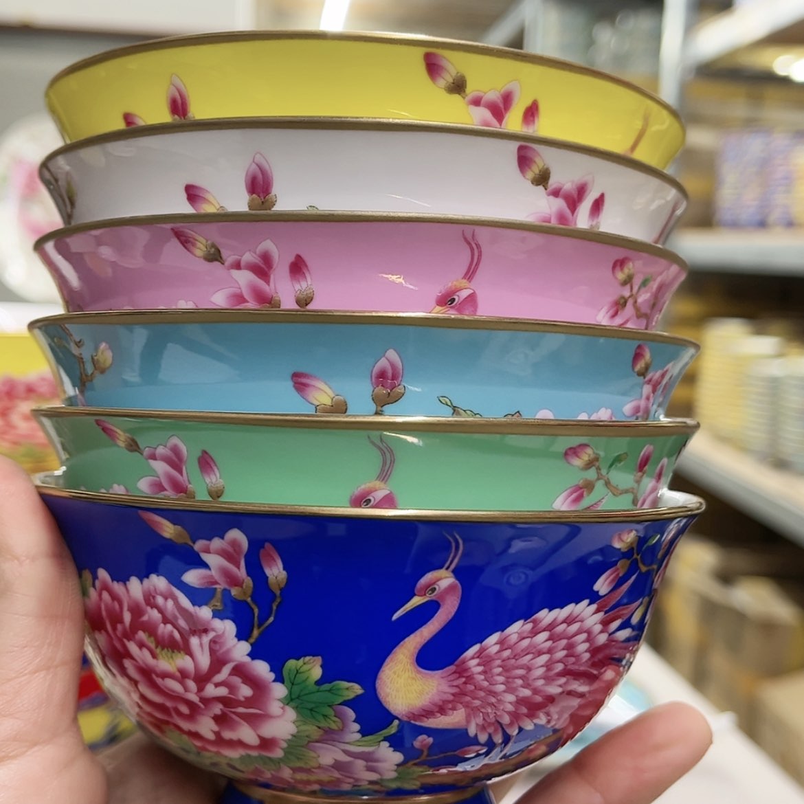 【闪购商品】骨瓷4.5寸6个…………………………