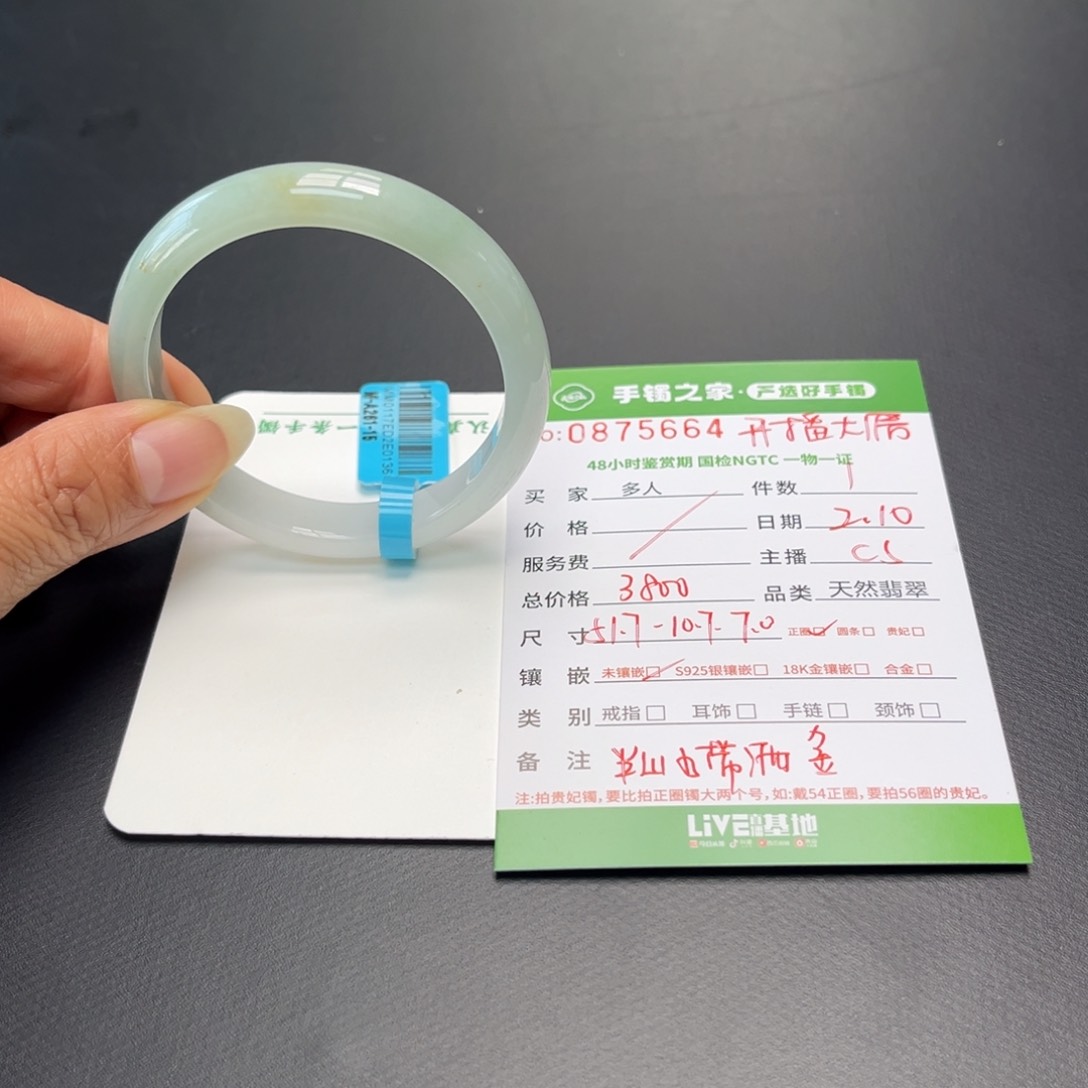 翡翠手镯未镶嵌多人