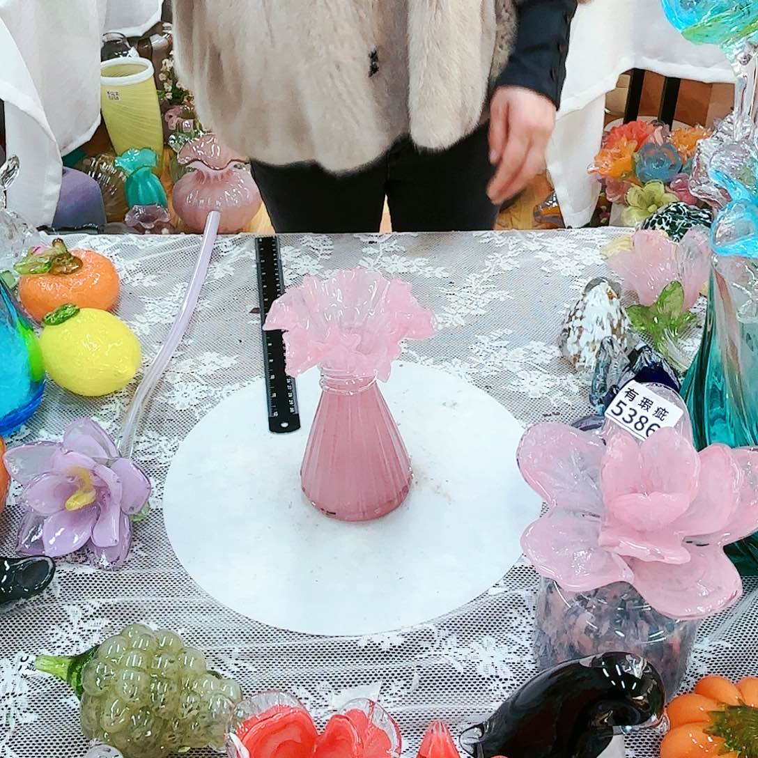 福利不退不换琉璃花瓶艺术品