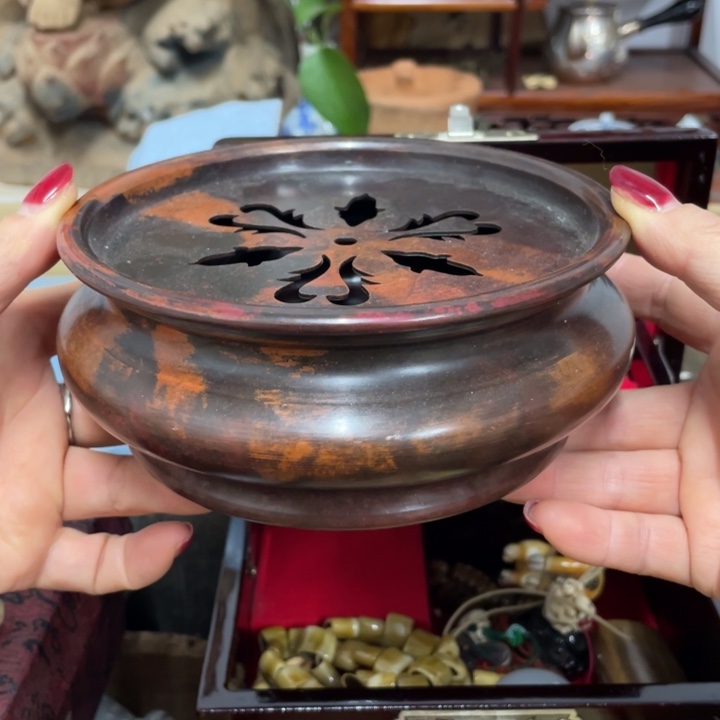 铜中古工艺品摆件