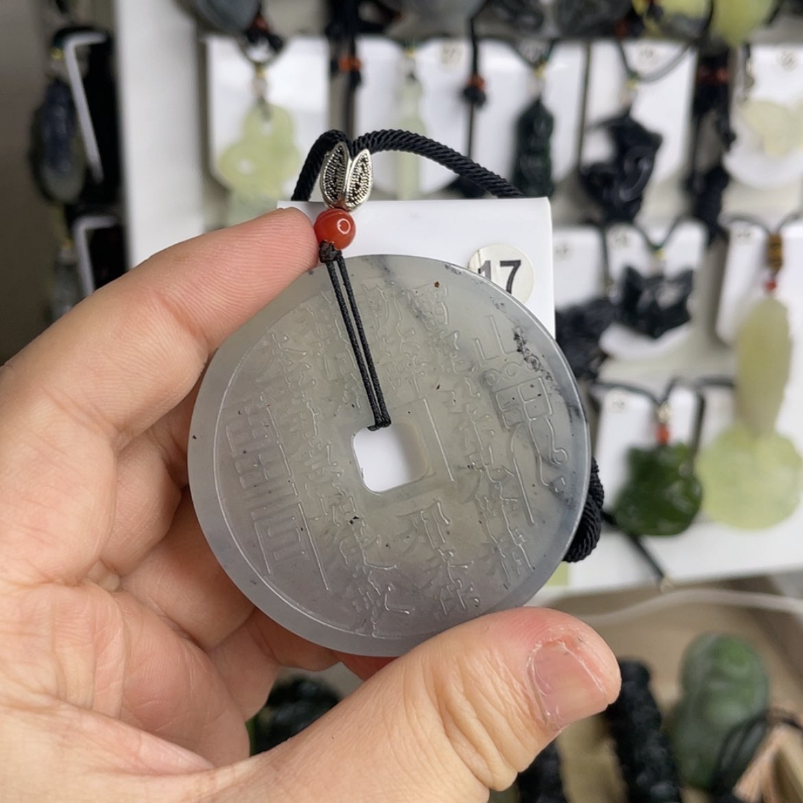 【闪购商品】岫玉颈饰未镶嵌已**回山鬼