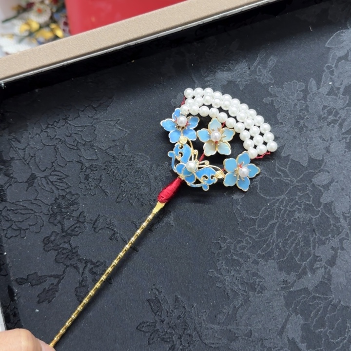 醋酸铁合金鹅毛仿点翠