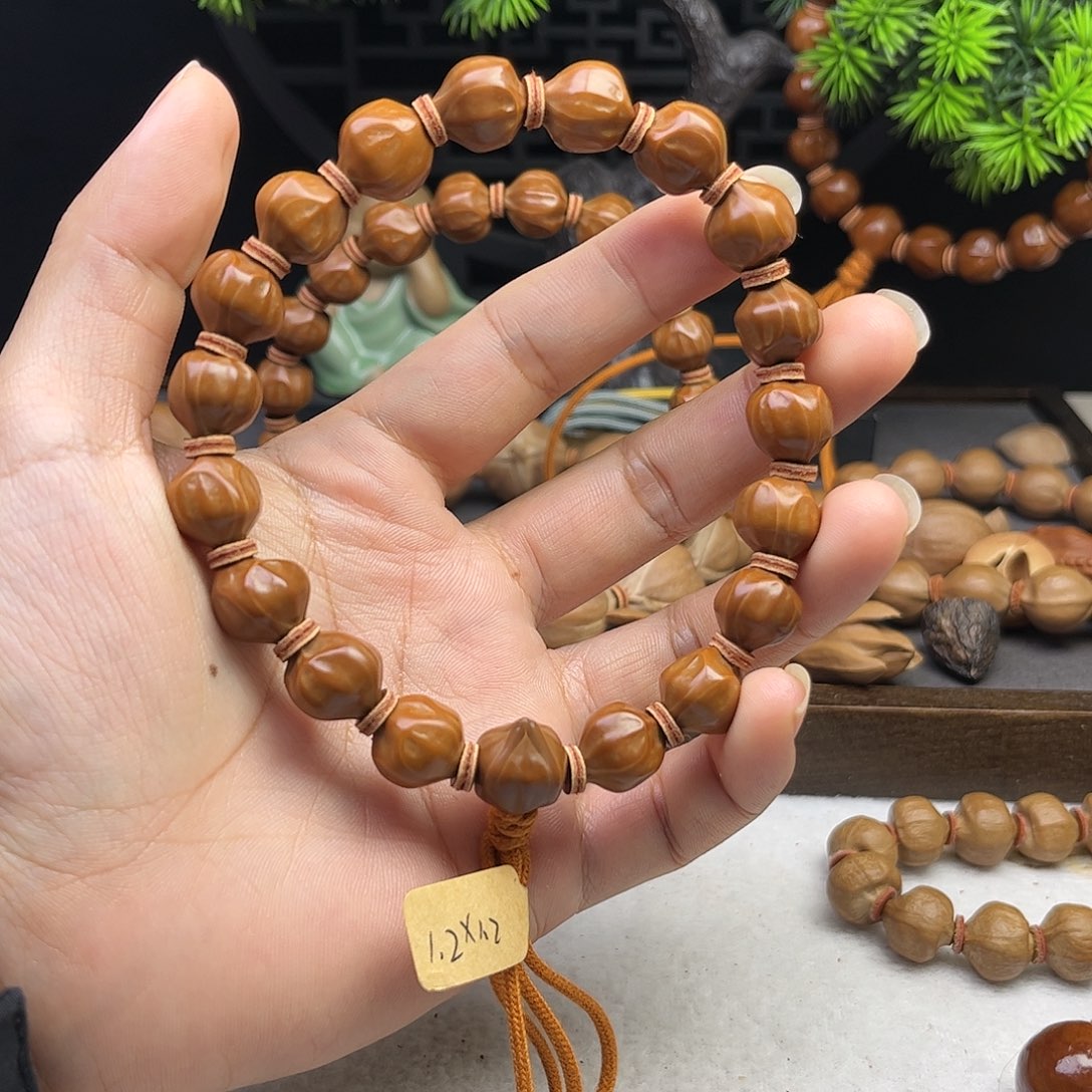 手串/手链橄榄核冬*1.2四花铁核