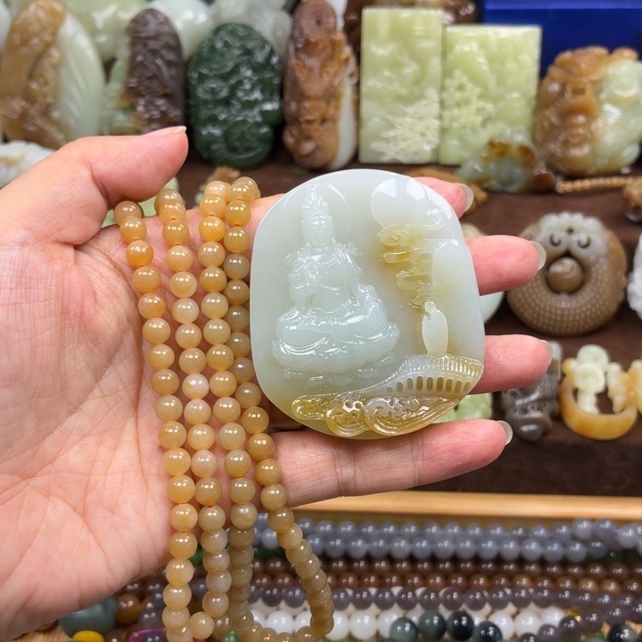 颈饰未镶嵌和田玉