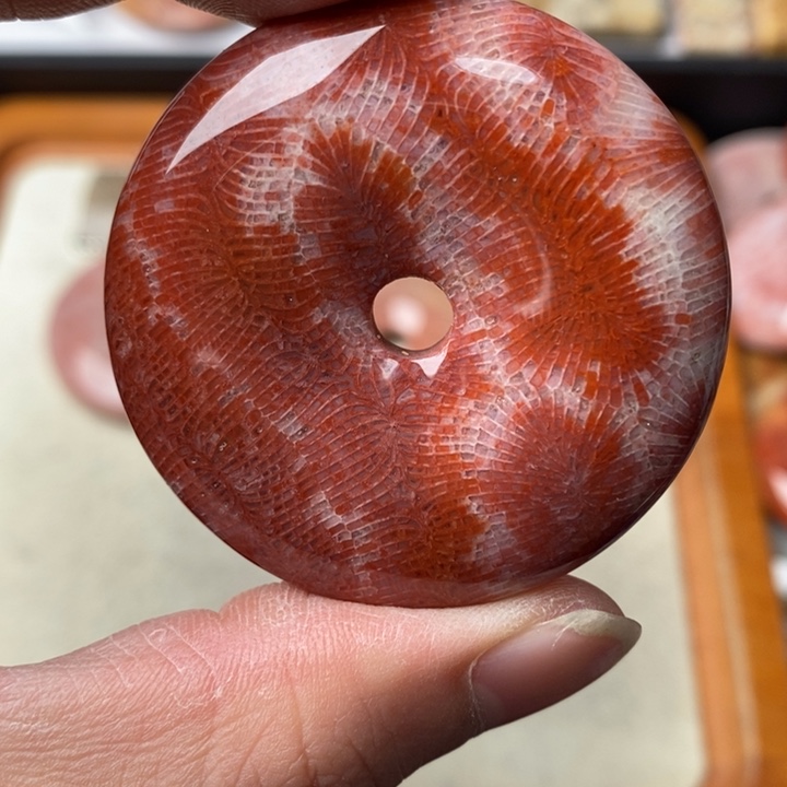 硅化玉颈饰未镶嵌苏*C