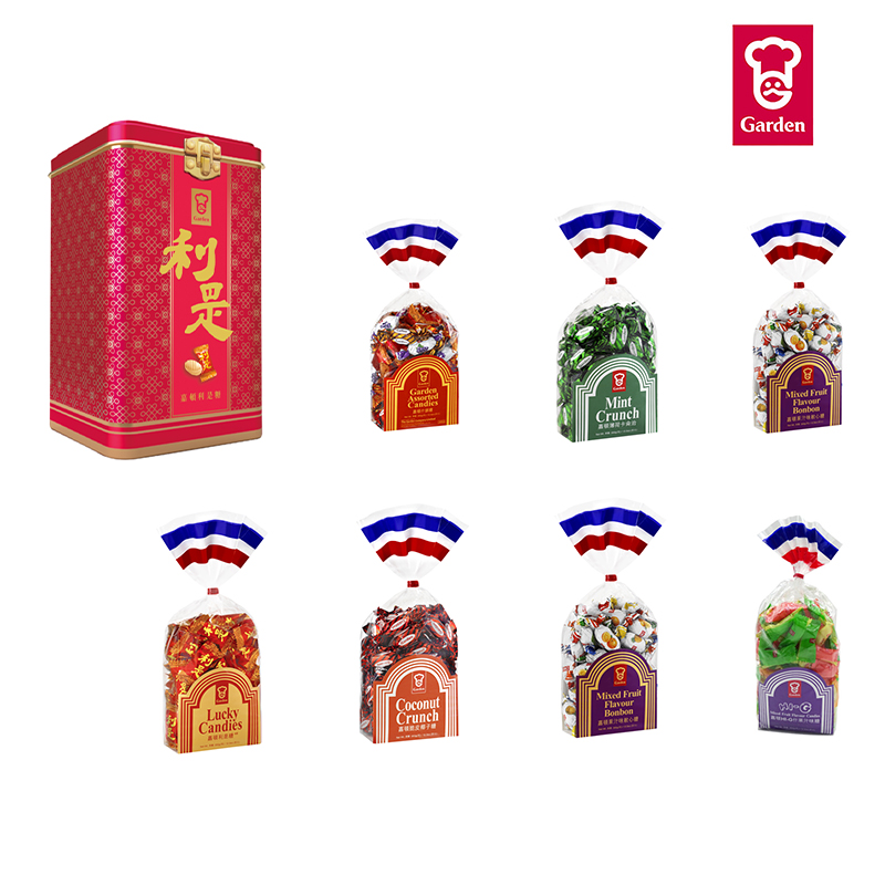 港版 嘉顿Garden利是糖什锦糖 350g佳节送礼年货贺年糖果进口喜糖