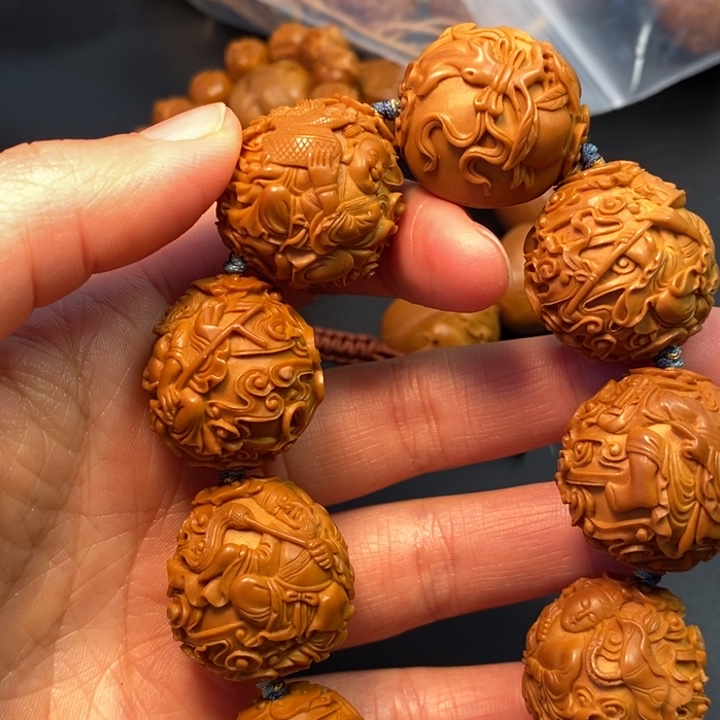 橄榄核手串/手链꧁****꧂八仙手串