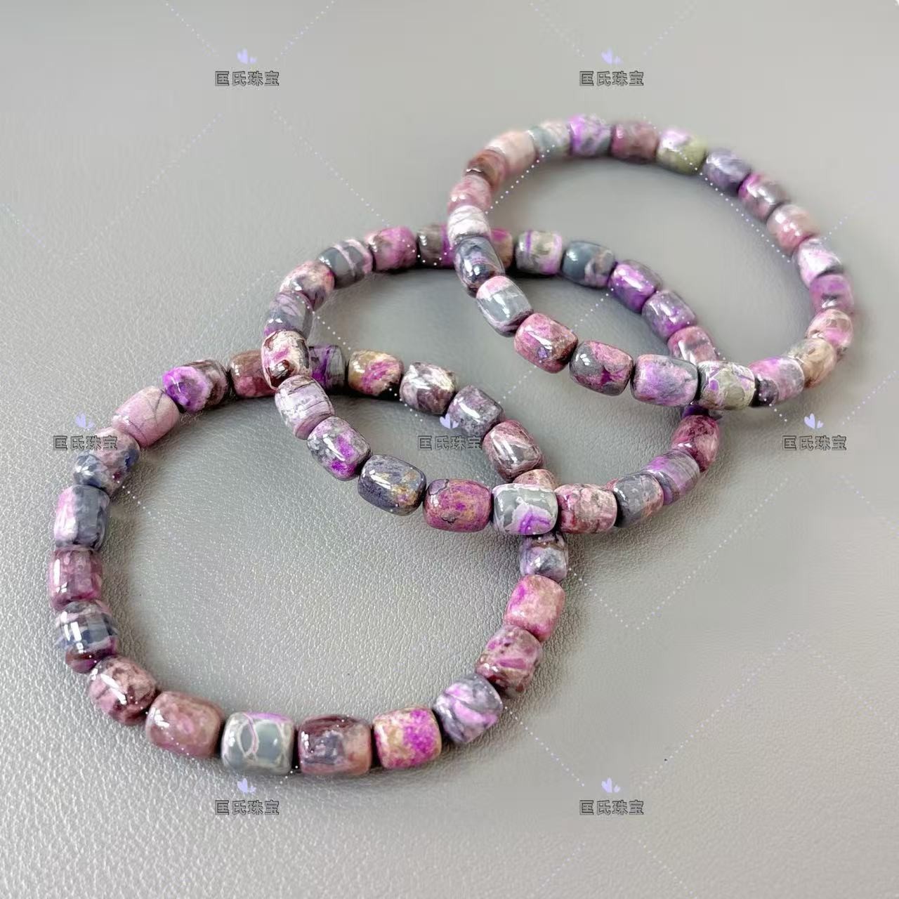 匡氏臻选 舒俱来泥地樱花桶珠手链 Z-HL-A3022（多样性发一）