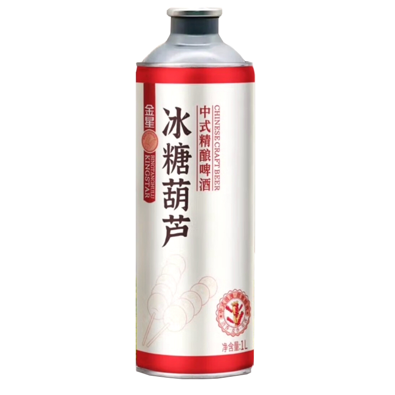 金星「冰糖葫芦」中式精酿啤酒1L装 6罐/件