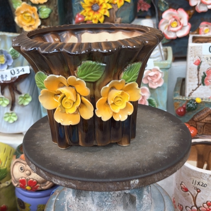 紫砂花盆粗陶材质多肉花盆