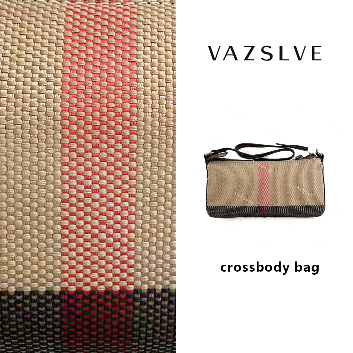 VAZSLVE/原创设计 春夏新款复古真皮轻奢单肩包#LZ-5095-焦糖