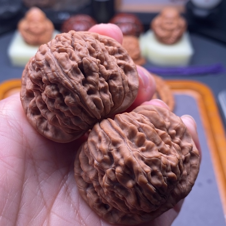 文玩核桃把件凉*四座楼