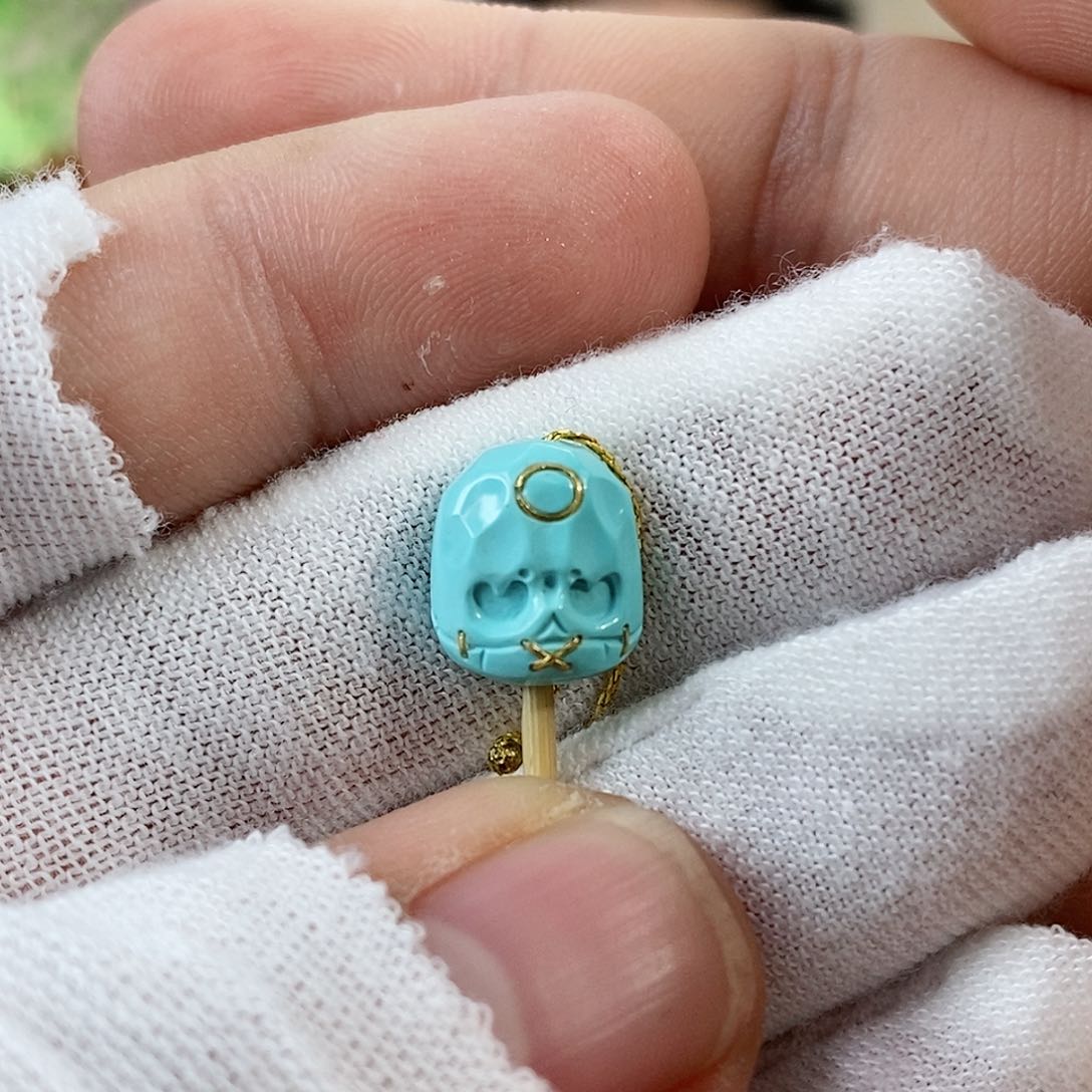 绿松石珠宝奇石未镶嵌