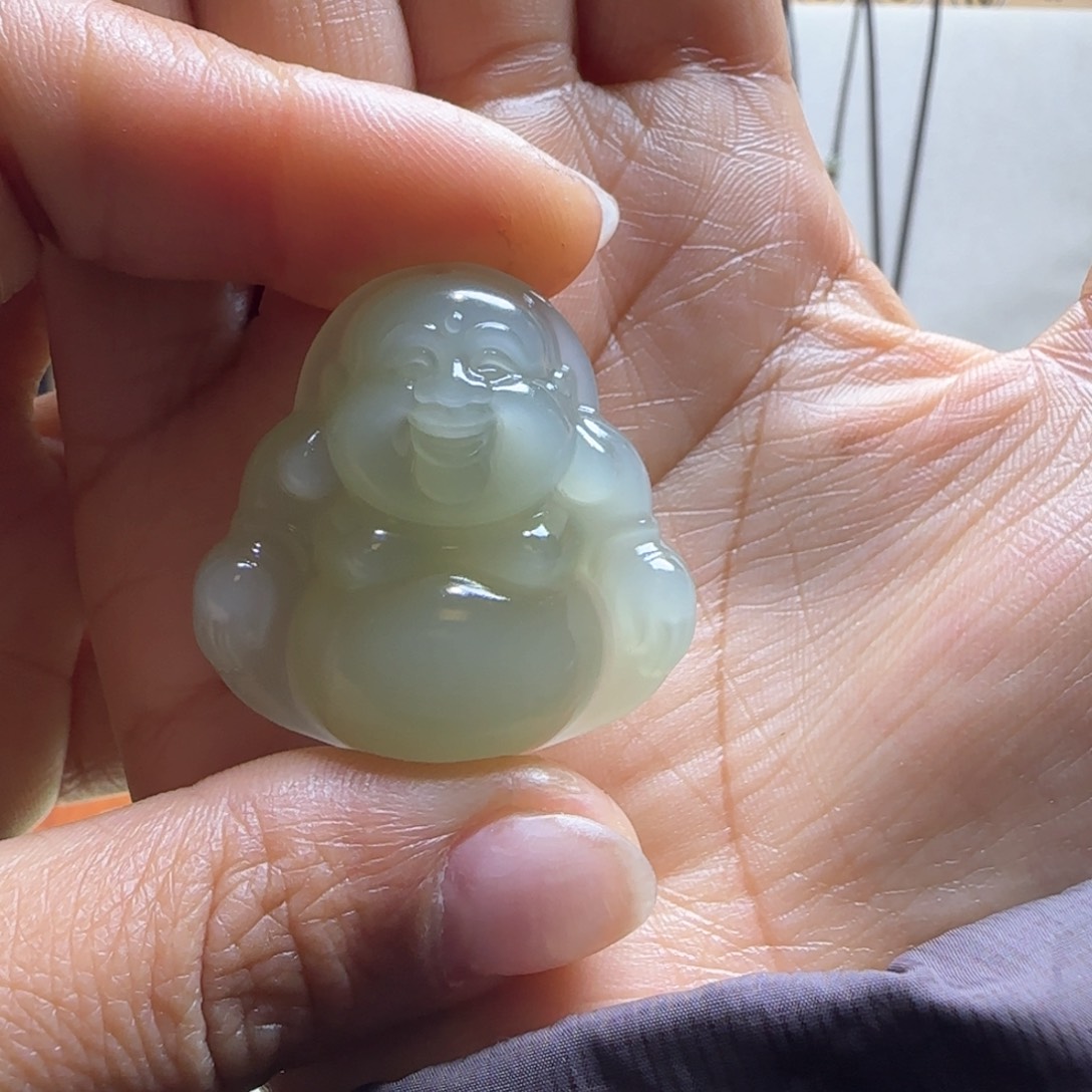 和田玉颈饰未镶嵌香***^