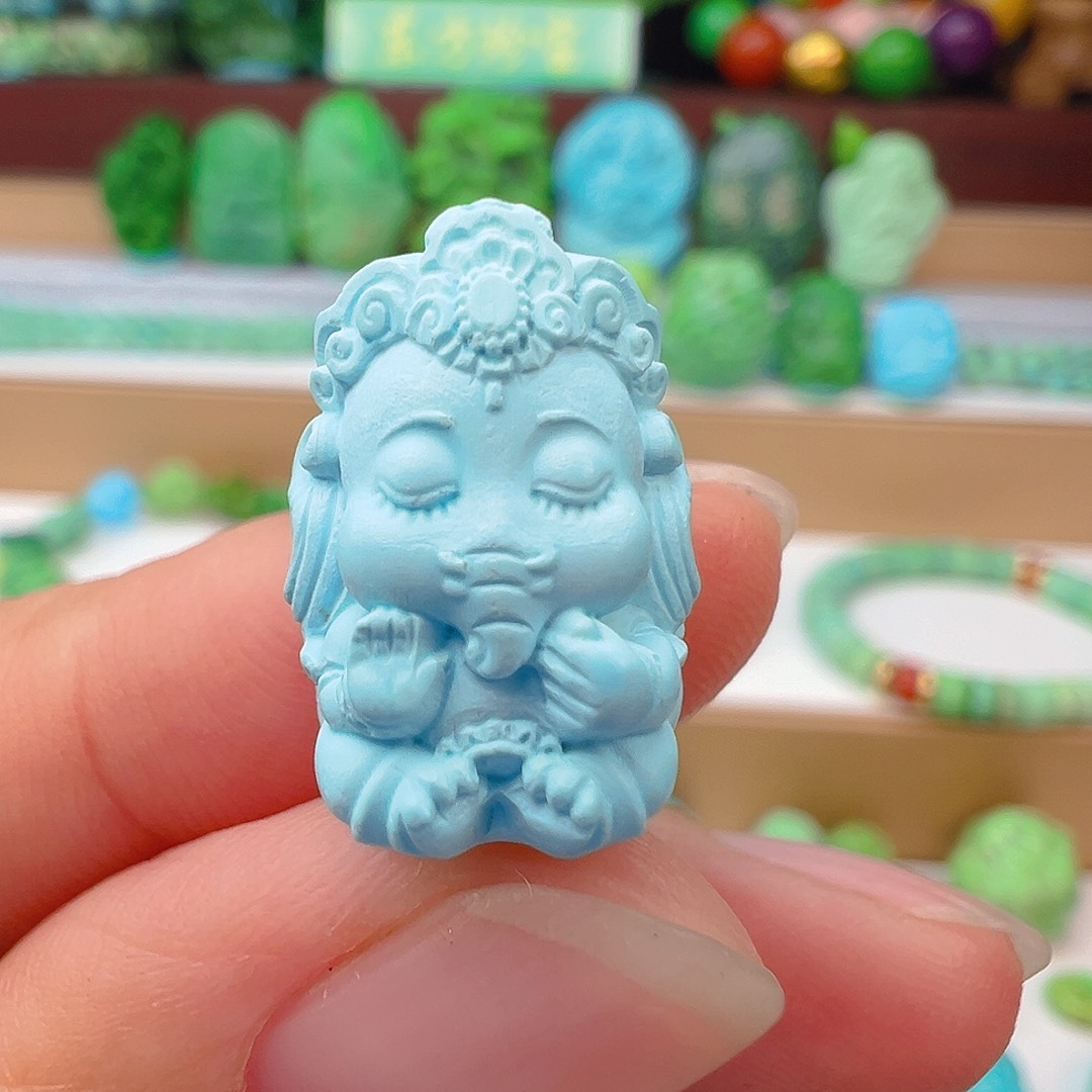 未镶嵌绿松石项链