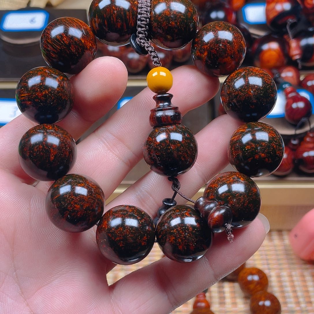 黄花梨/降香黄檀自*黑金底留疤