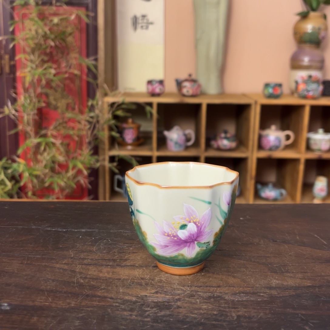 柴烧纯手工手绘陶瓷