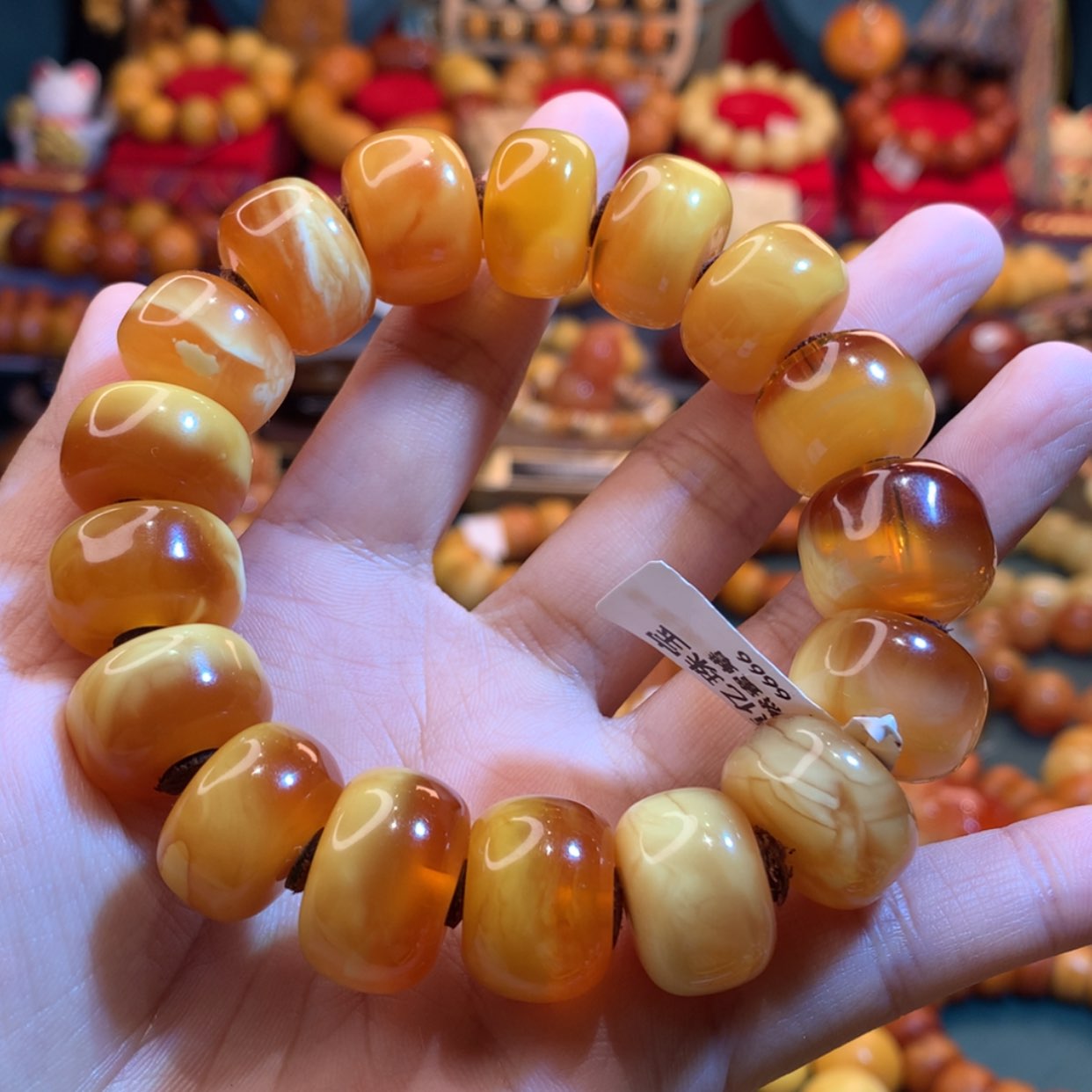 【闪购商品】蜜蜡手串未镶嵌蜜蜡手串