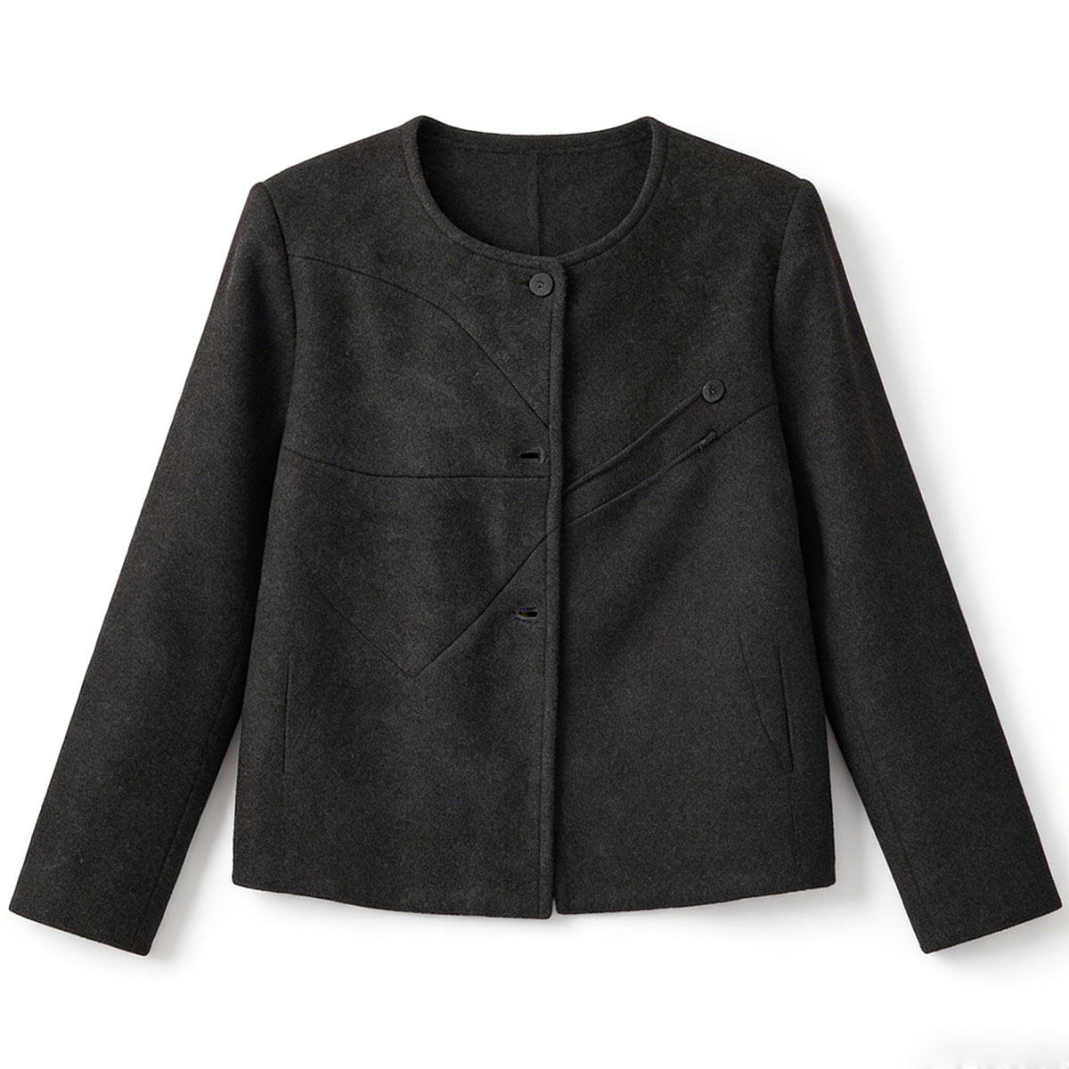 雾道 CANTO MOTTO高智感毛呢女式外套SBS5305549