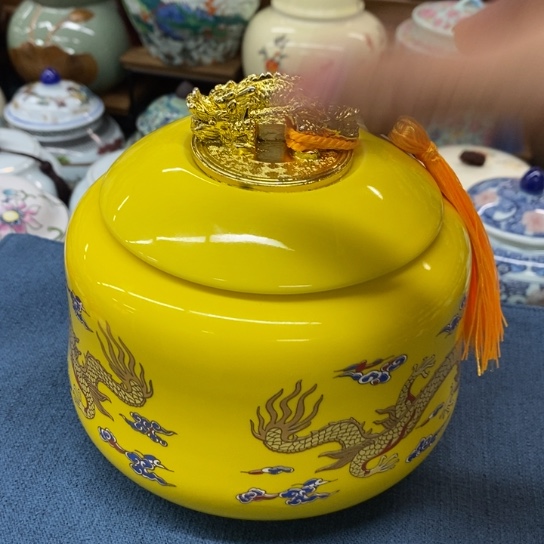 瓷片陶瓷密封罐茶叶罐