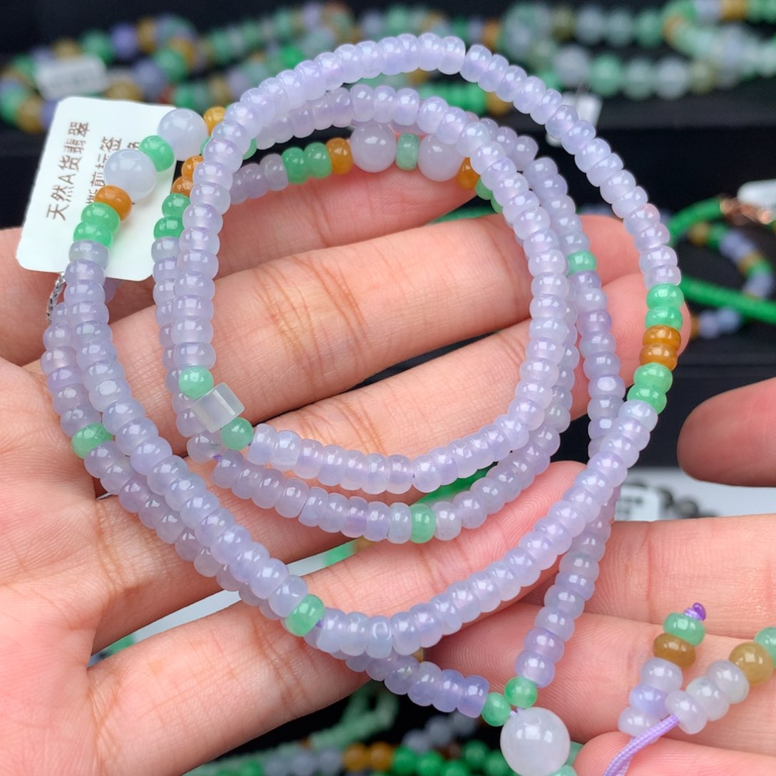 翡翠手链未镶嵌卡