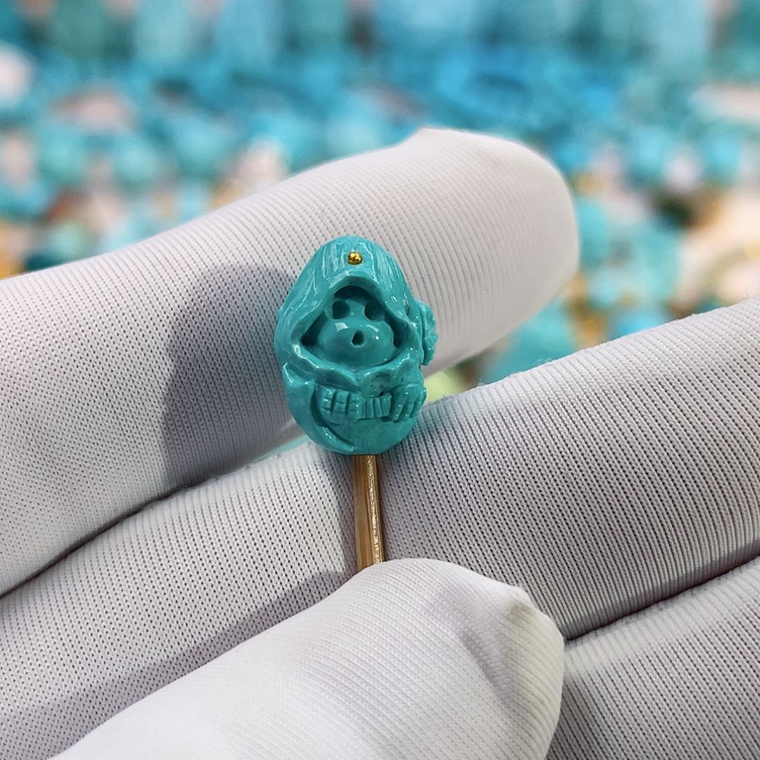 绿松石珠宝奇石未镶嵌