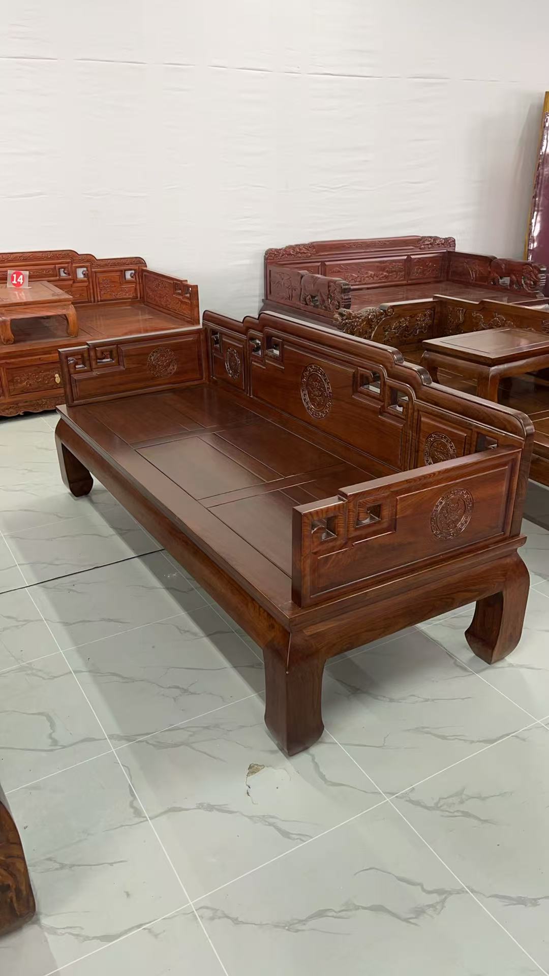 80宽北方榆木罗汉床