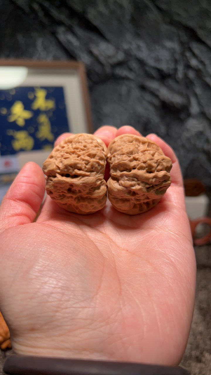 文玩核桃 昌平蛤蟆头6027号41.5尺寸