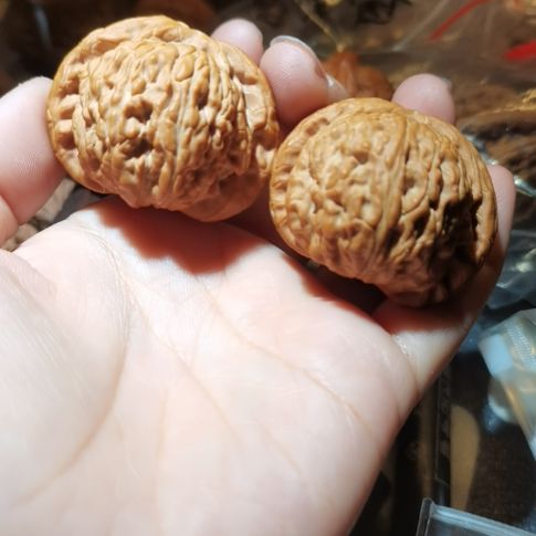 猴头核桃吊坠43闷白