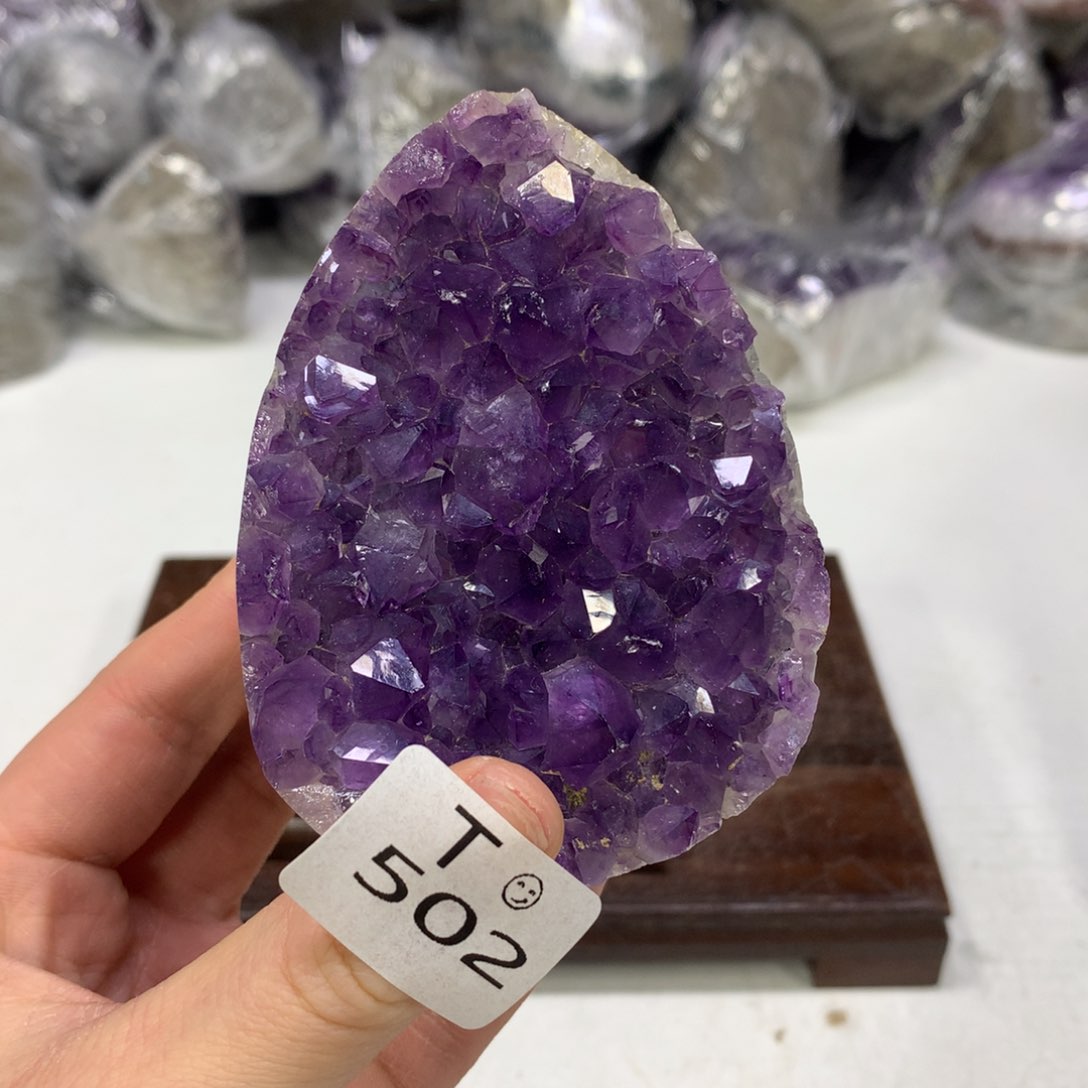 紫晶摆件未镶嵌展**来水晶