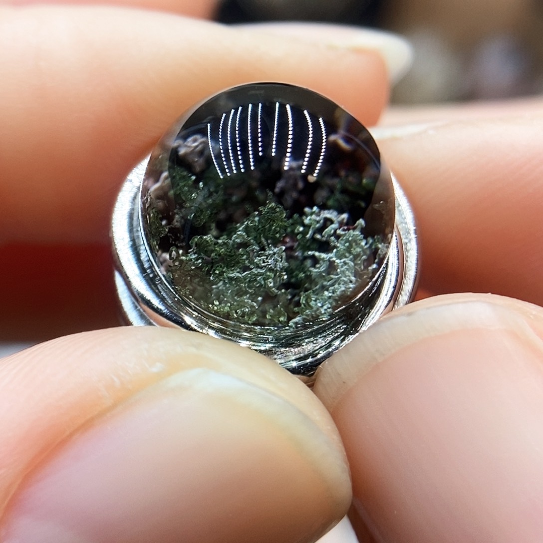 水晶戒指银S925镶嵌S***y