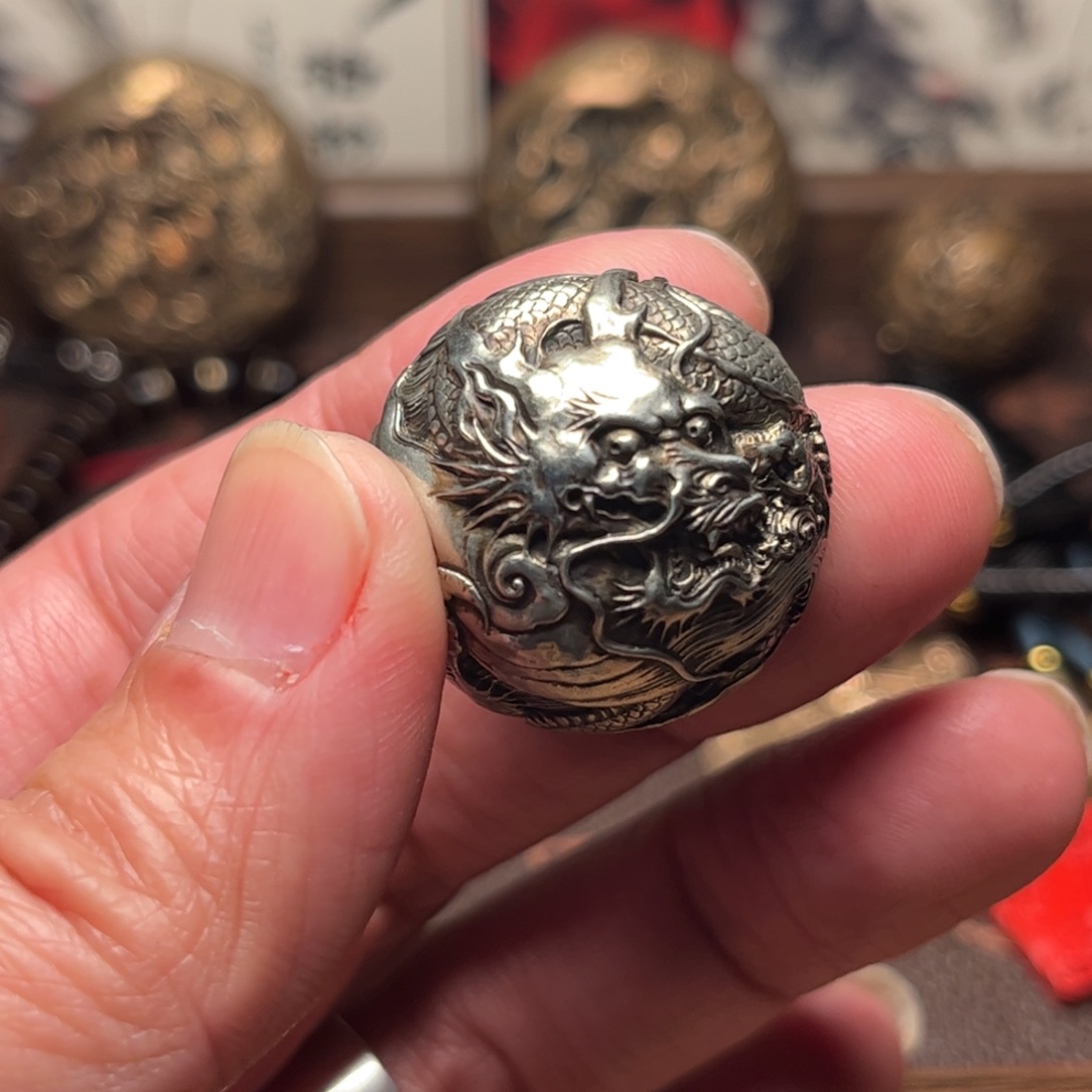 李***某银S925白铜龙吊坠项链吊坠