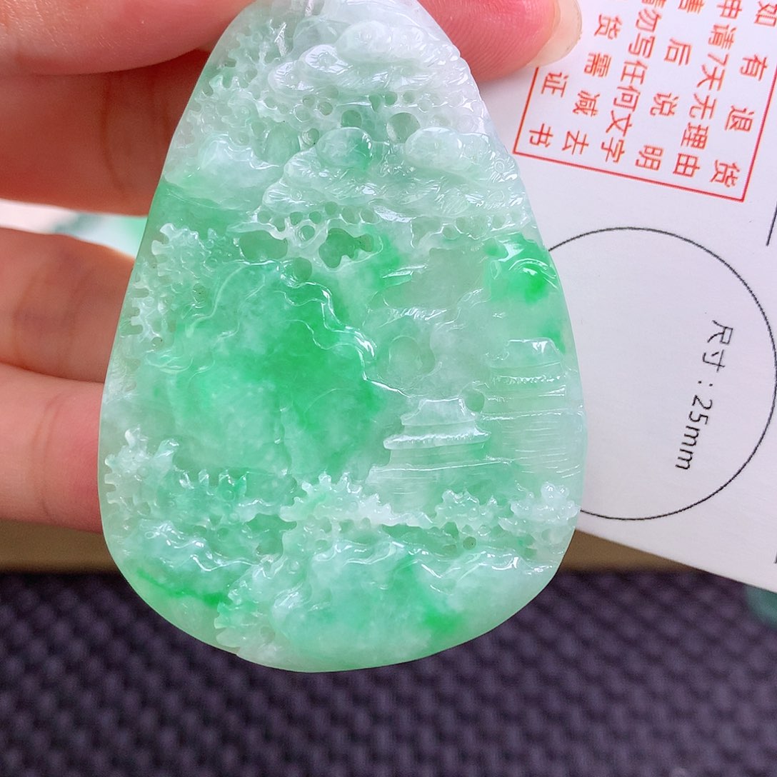 颈饰未镶嵌翡翠翡翠