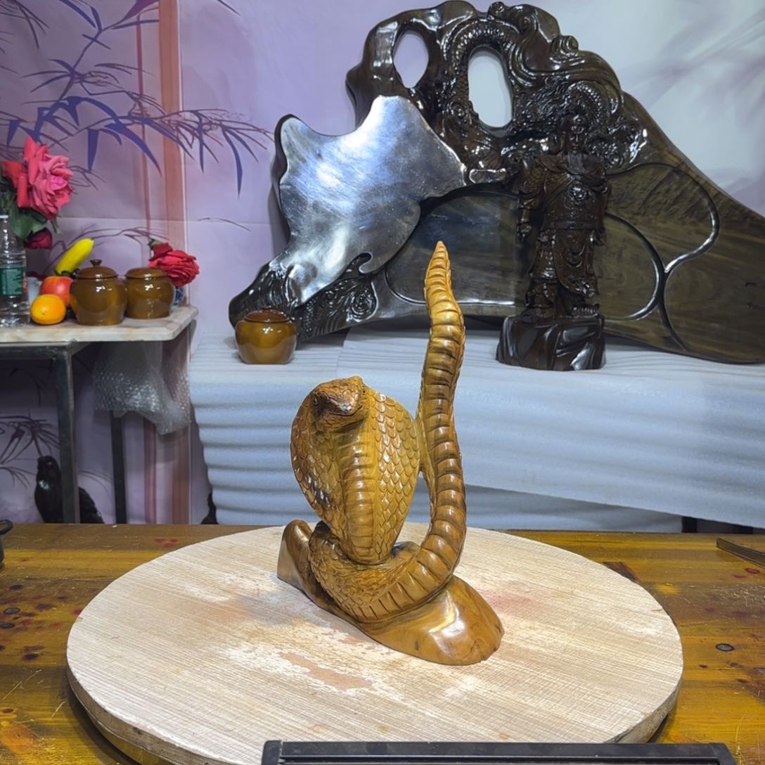 金丝楠淡**?金丝楠木雕刻摆件