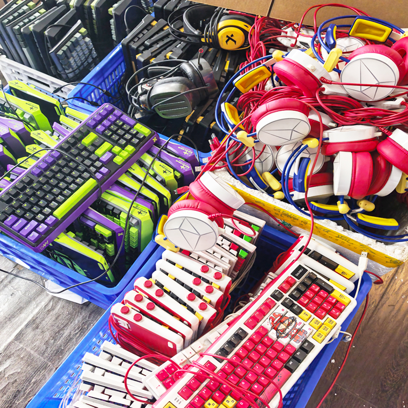 99新 双飞燕 8-9新 网咖 网吧拆机 外设 机械键盘 鼠标 耳机 