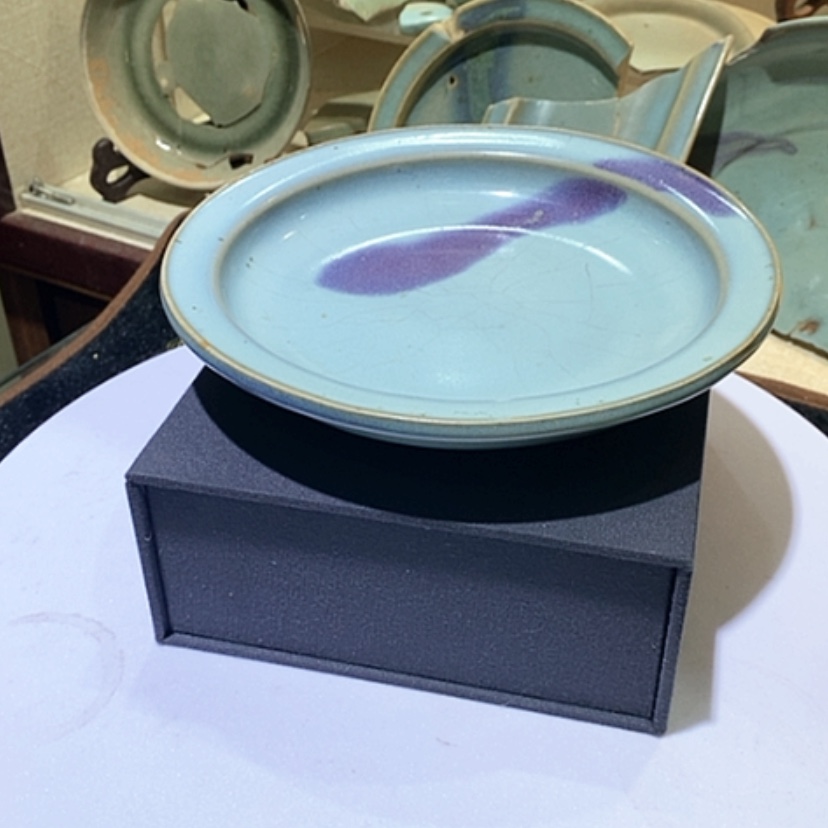 【闪购商品】小**࿐钧窑盘子品像精美