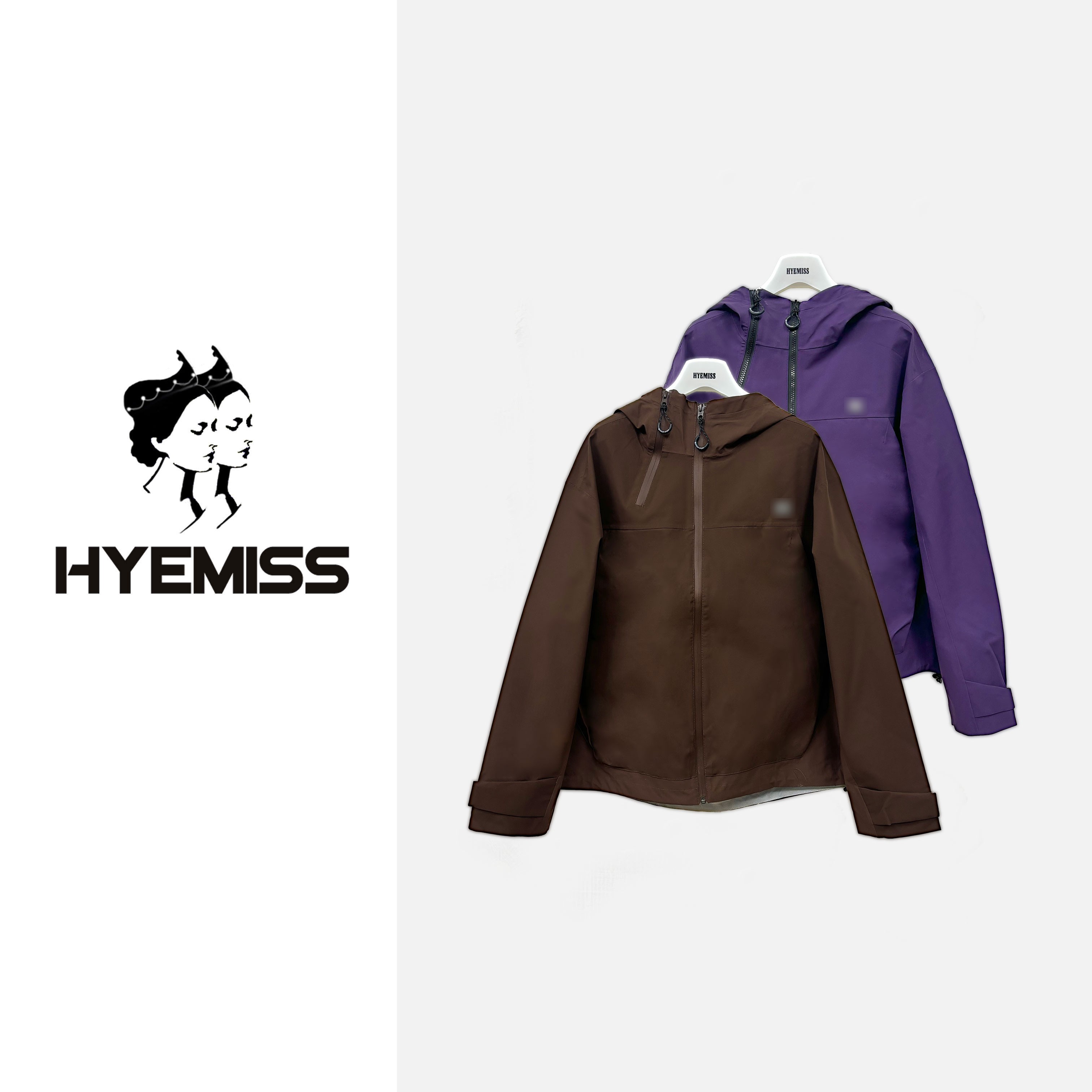 【小树】时尚休闲宽松舒适防风立领连帽冲锋衣风衣外套JK250340