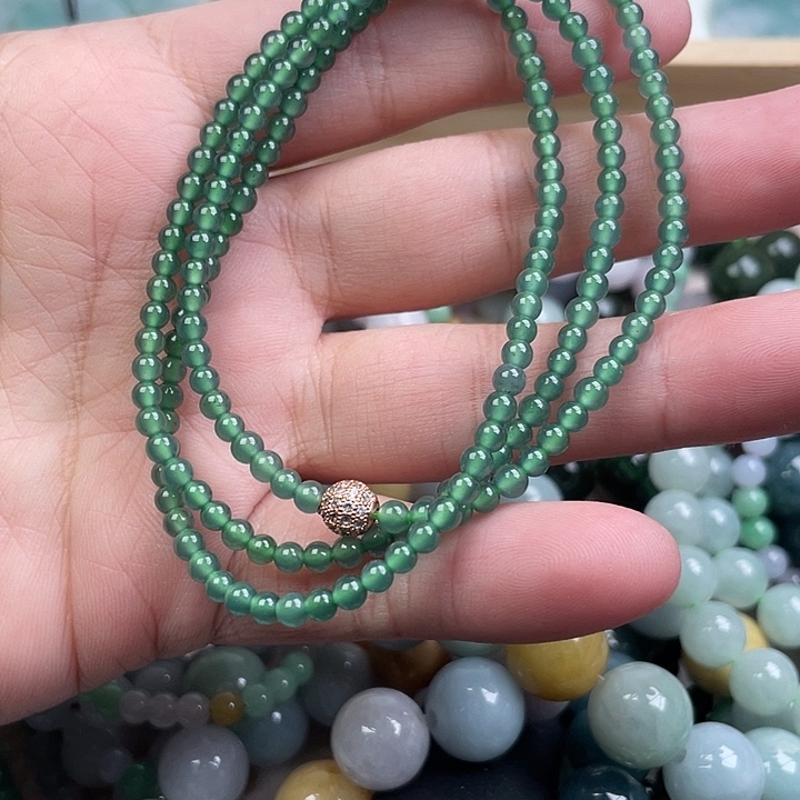 翡翠未镶嵌颈饰88