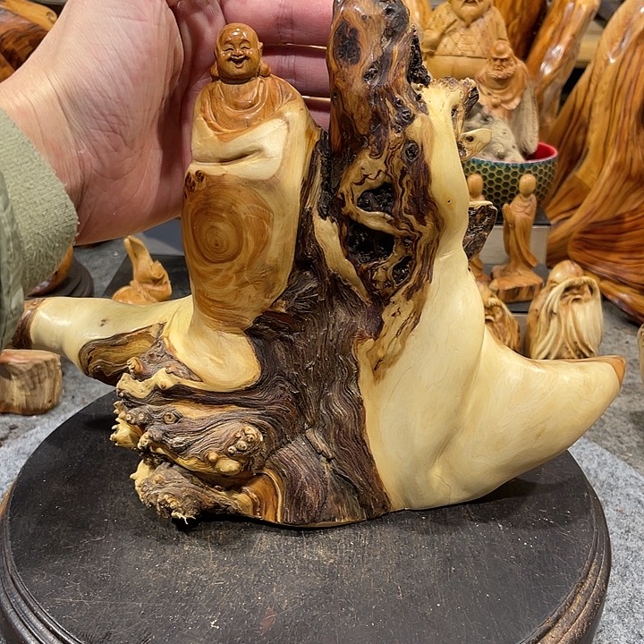 柏木（崖柏）太行崖柏根雕摆件