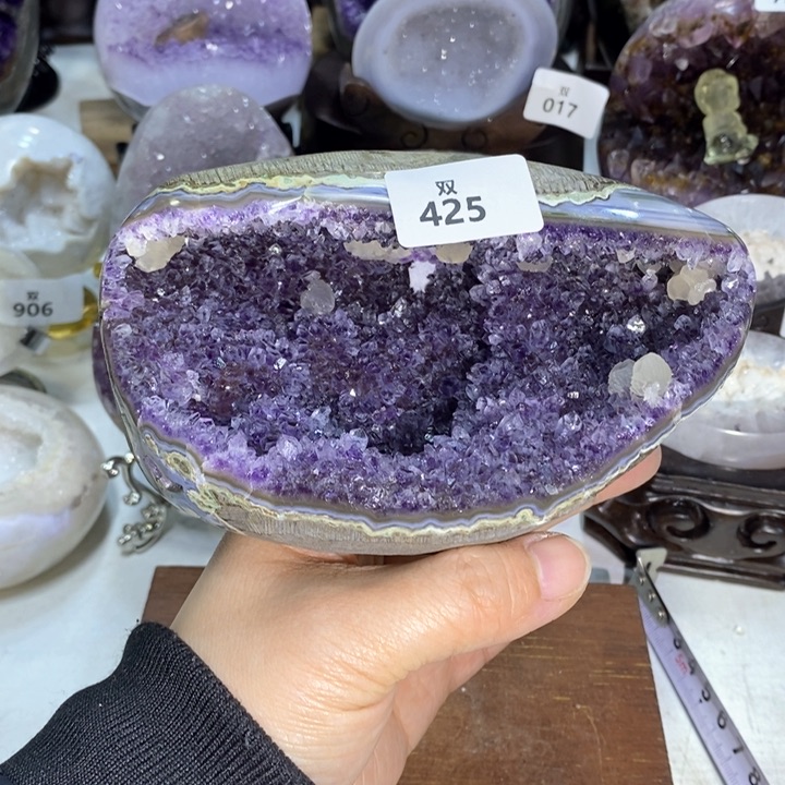 水晶大型摆件（非配饰）未镶嵌方解石