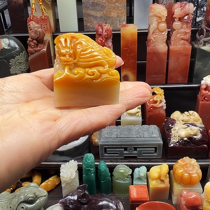 印石寿山石寿山石手工雕刻